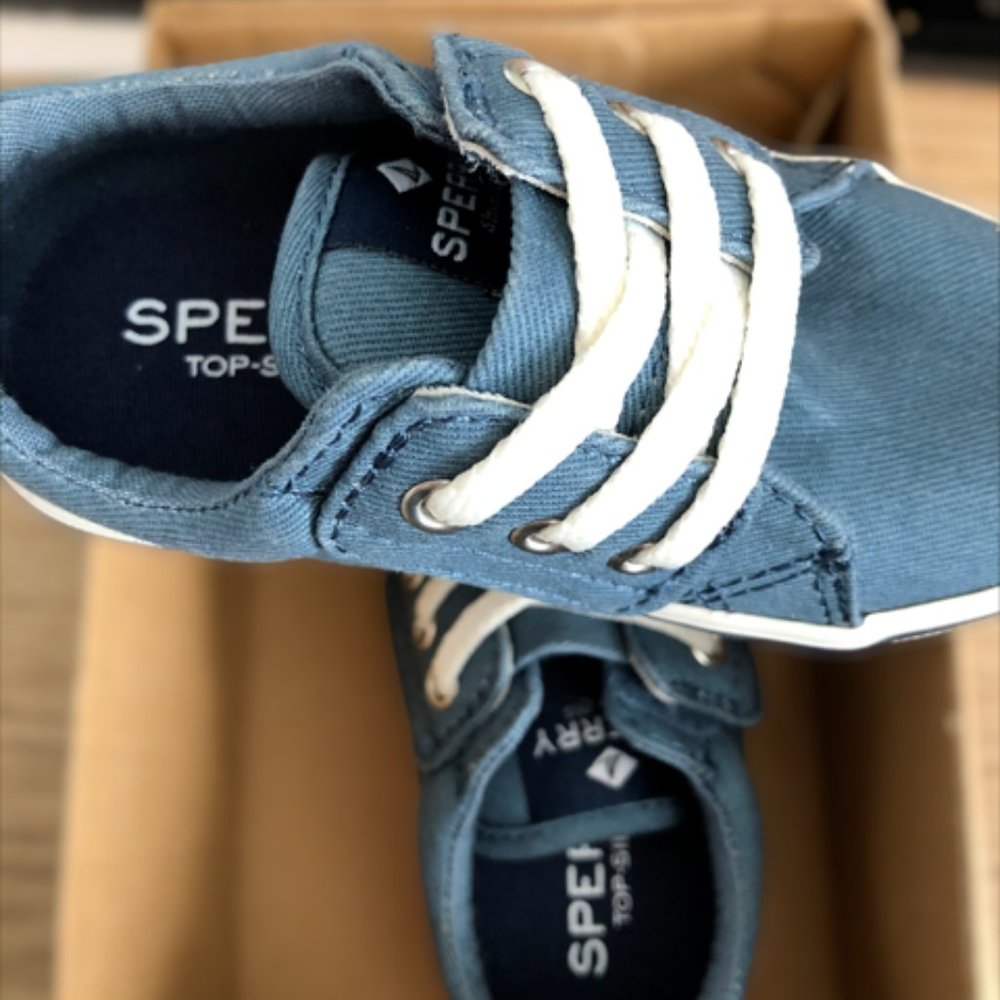 Sperry Striper II Toddler in Blue